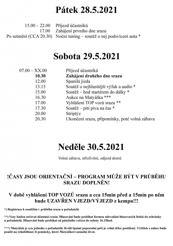 Program Škoda Doksy