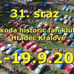 31. sraz Škoda historic fan clubu Hradec Králové
