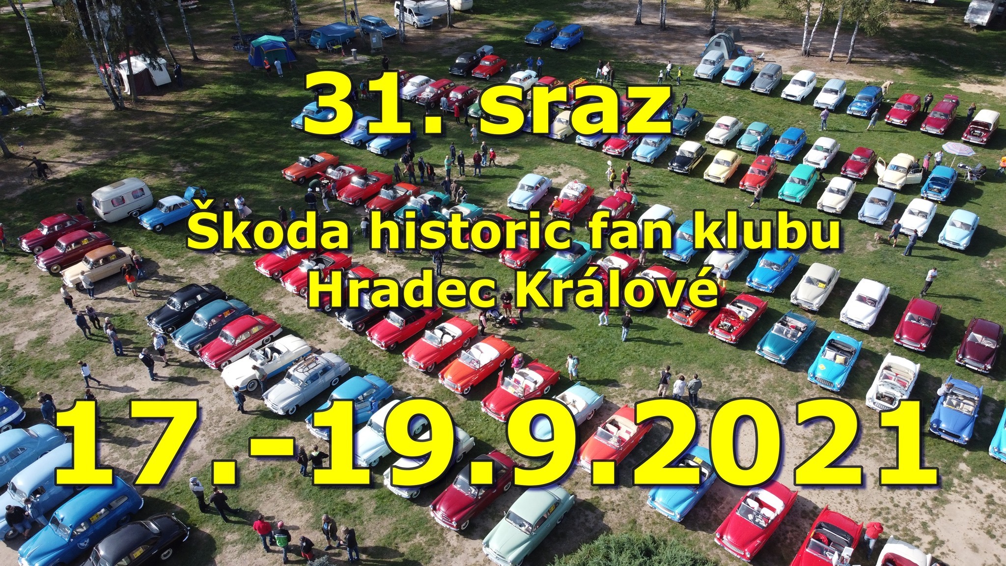 31. sraz Škoda historic fan clubu Hradec Králové