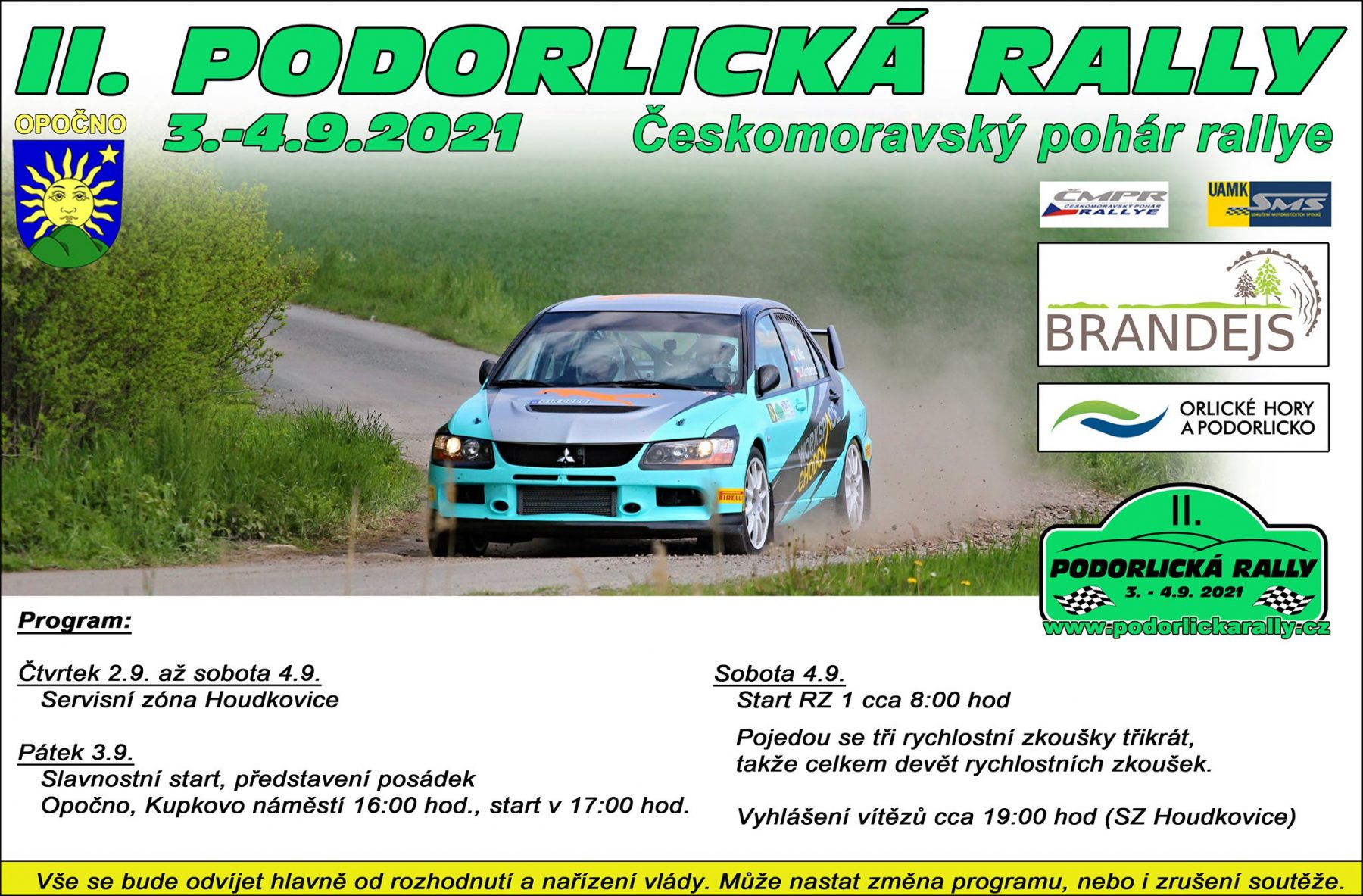 II. Podorlická rally 2021