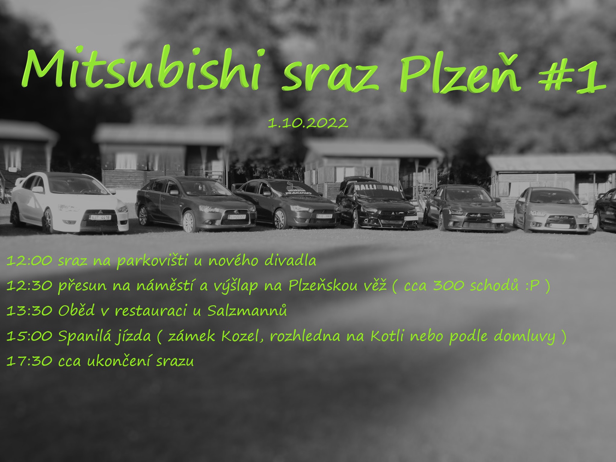 Mitsubishi sraz Plzeň #1