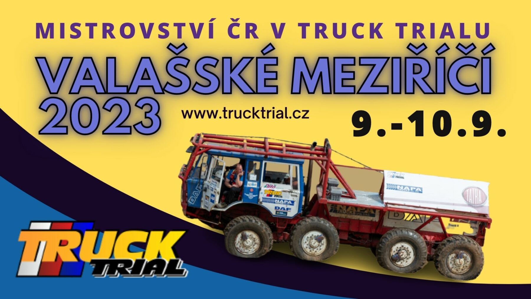Mistrovství ČR v Truck trialu 2023 - Valašské Meziříčí