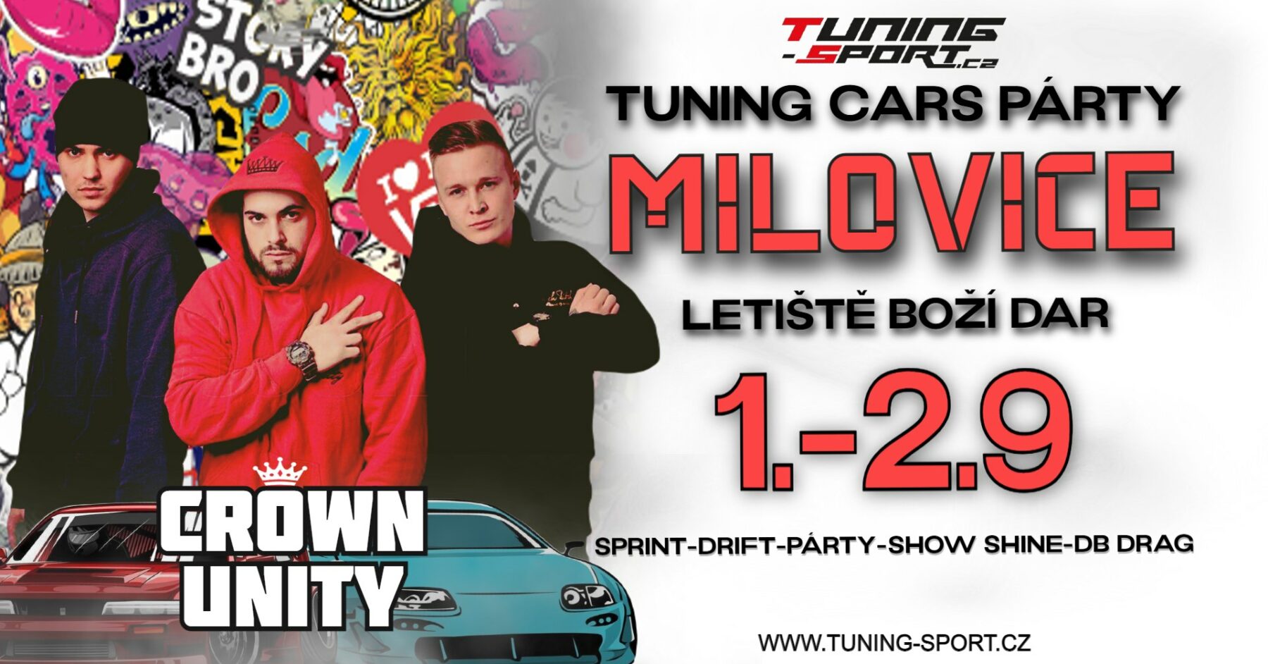 Tuning Cars Párty Milovice 2023