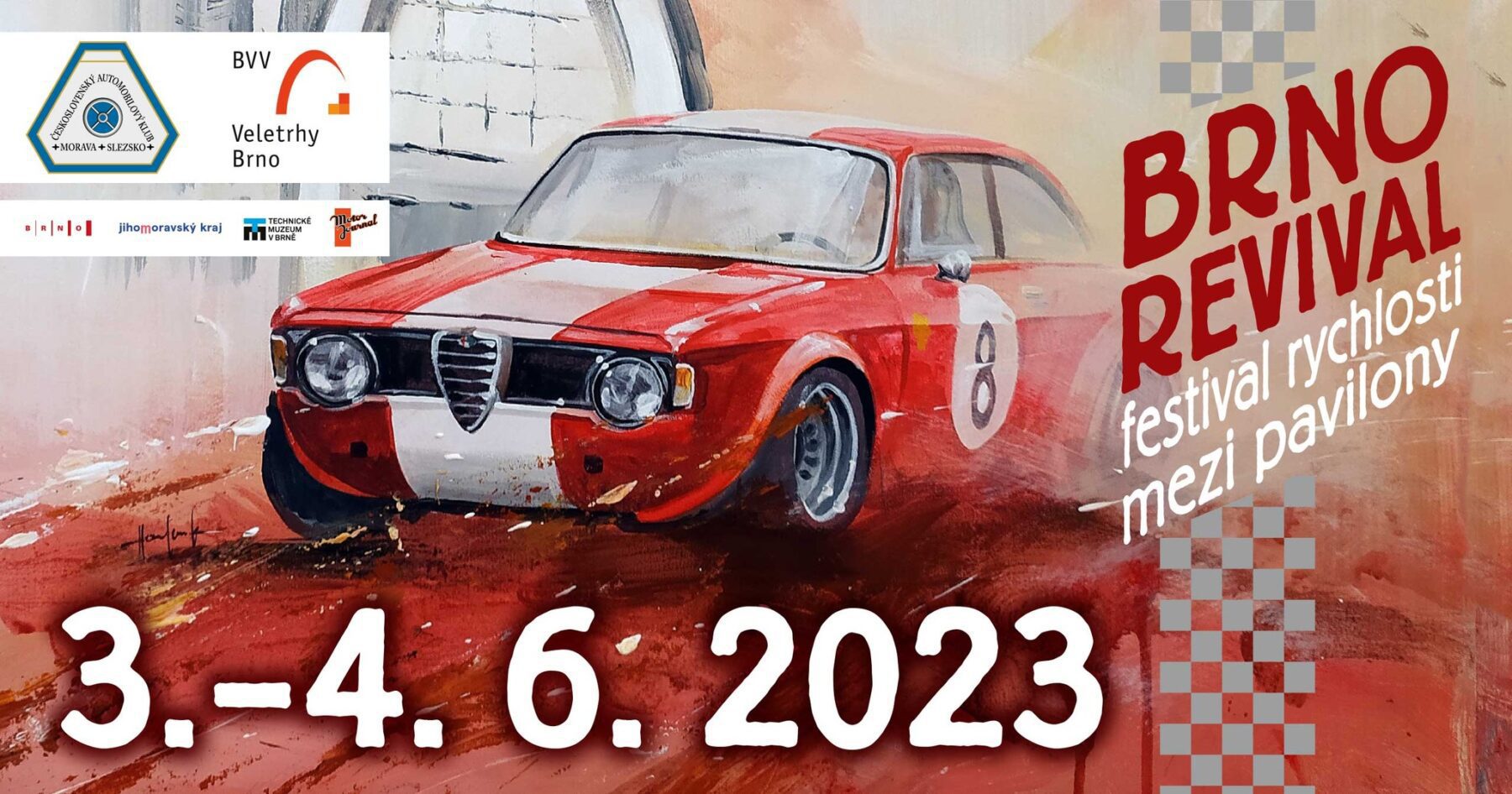 Brno Revival 2023 • festival rychlosti mezi pavilony