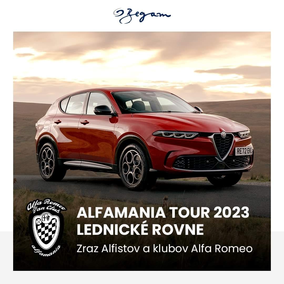 Alfamania tour 2023 - Zraz Alfistov a klubov Alfa Romeo (Slovensko)