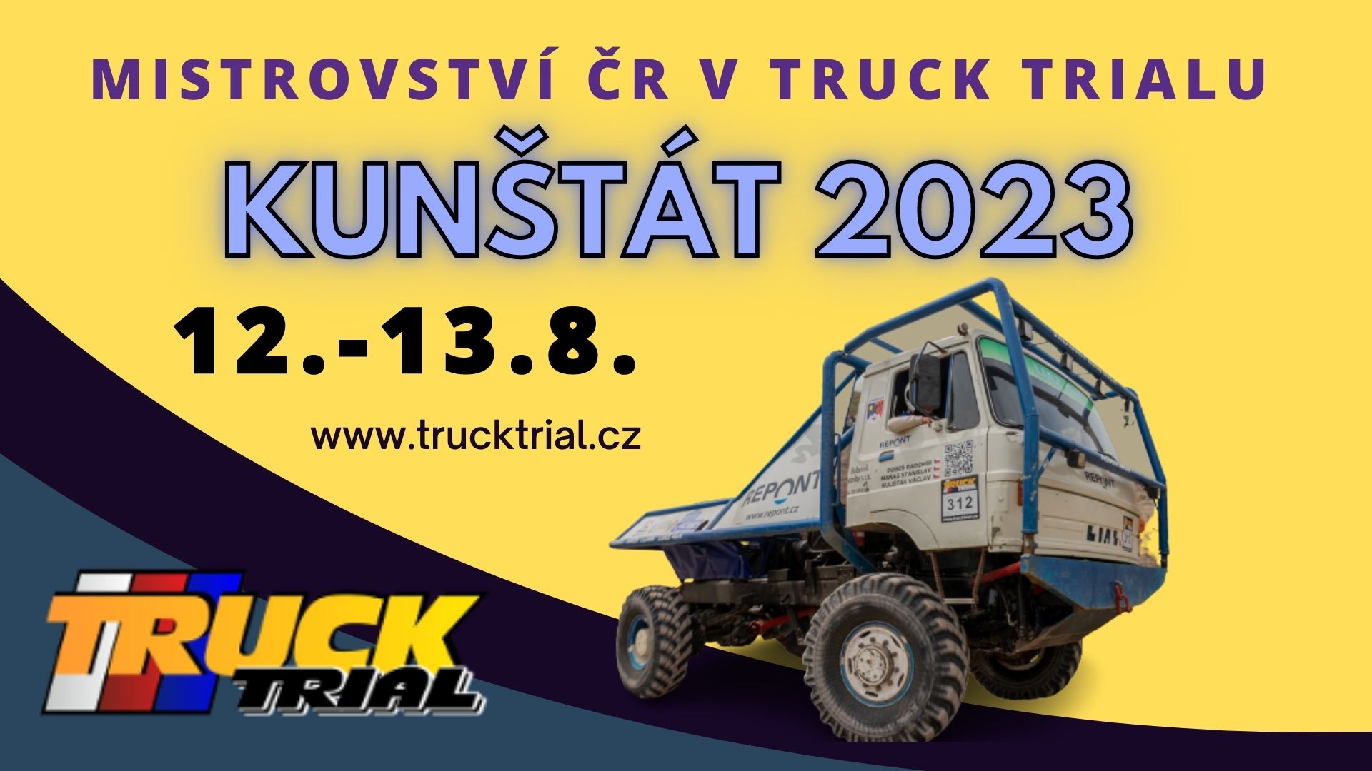 Mistrovství ČR v Truck trialu 2023 - Kunštát na Blanensku