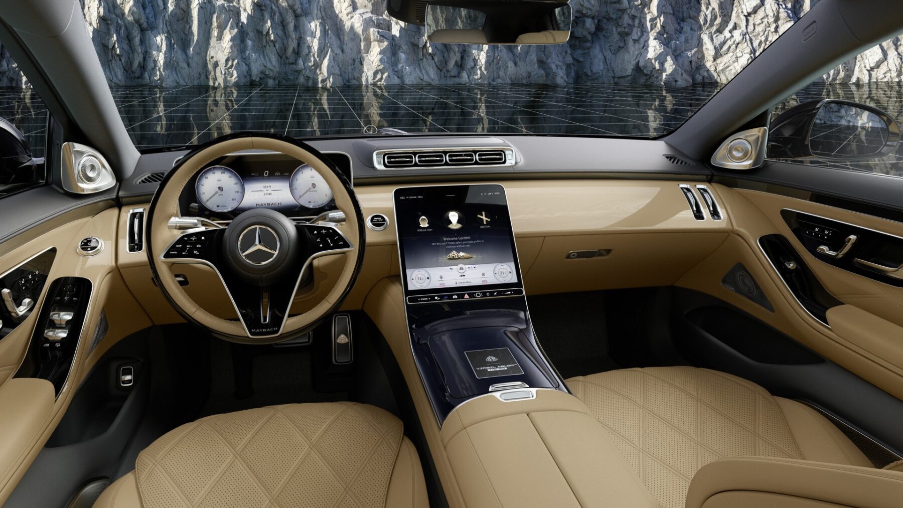 Interiér Mercedes-Maybach S680 4MATIC by Virgil Abloh