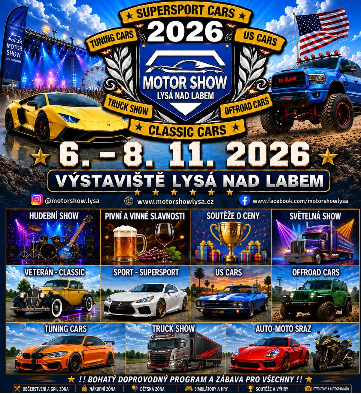 Motor Show Lysá 2026